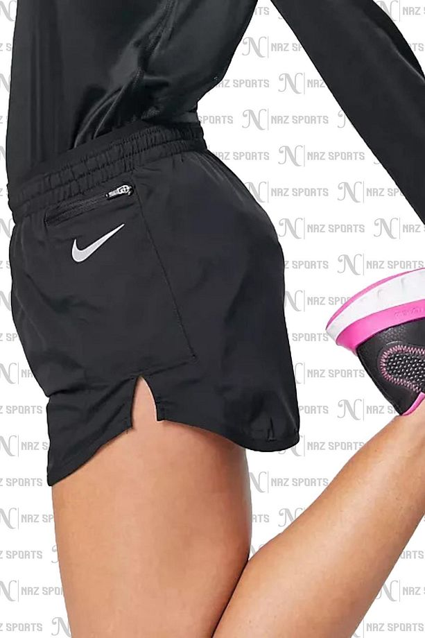 Dri-Fit Tempo Luxe 3 Running Slip Astarlı Siyah Kadın Spor Şort - 1