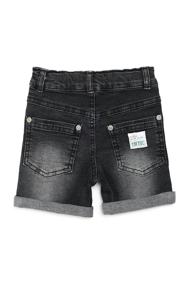 TUCTUC Denim Şort Erkek Bebek - 2