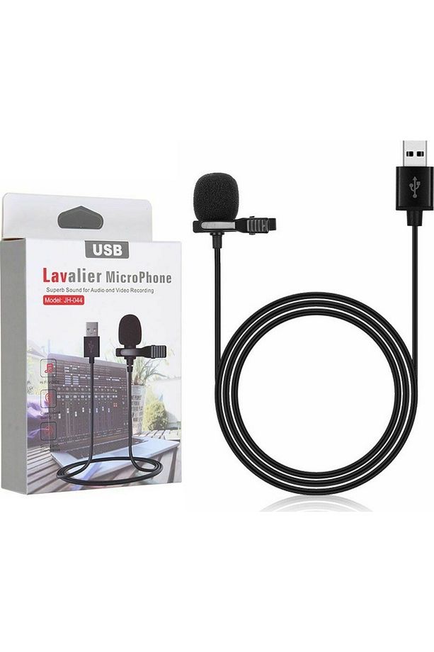 Usb Girişli Yaka Mikrofonu Kaliteli Ses Kablolu Mikrofon JH-044 - 3