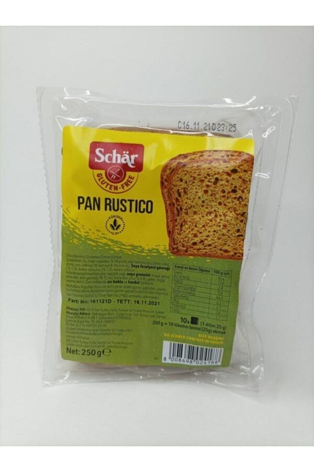 Pan Rustico Glutensiz Çok Tahıllı Ekmek 250 gr - 1