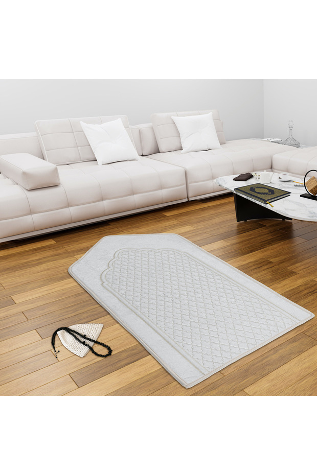 Knee Pain-Free Velvet Prayer Rug with Axis