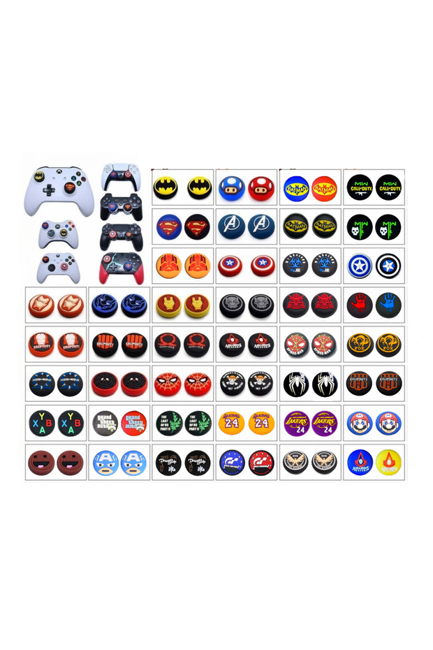 Ps3-Ps4-Ps5-Xbox One-Xbox 360-Series S/X Joystick Kol Analog Koruyucu 4 Adet - 2