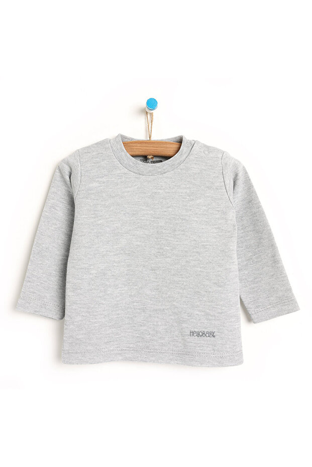 HelloBaby Basic Balıkçı İnterlok Sweatshirt Unisex - 3