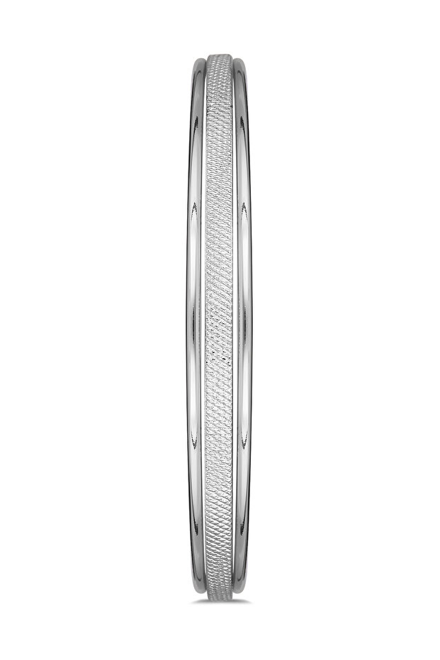 Women's Metal Handcuff Silver Bracelet APJA002802