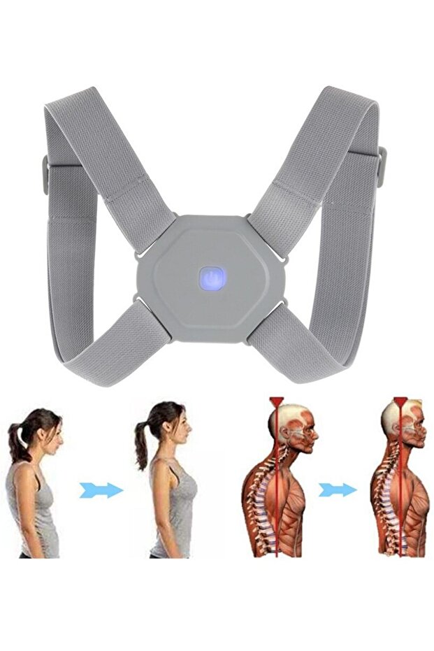 Sensörlü Dik Durmayı Sağlayan Şarjlı Korse - 1