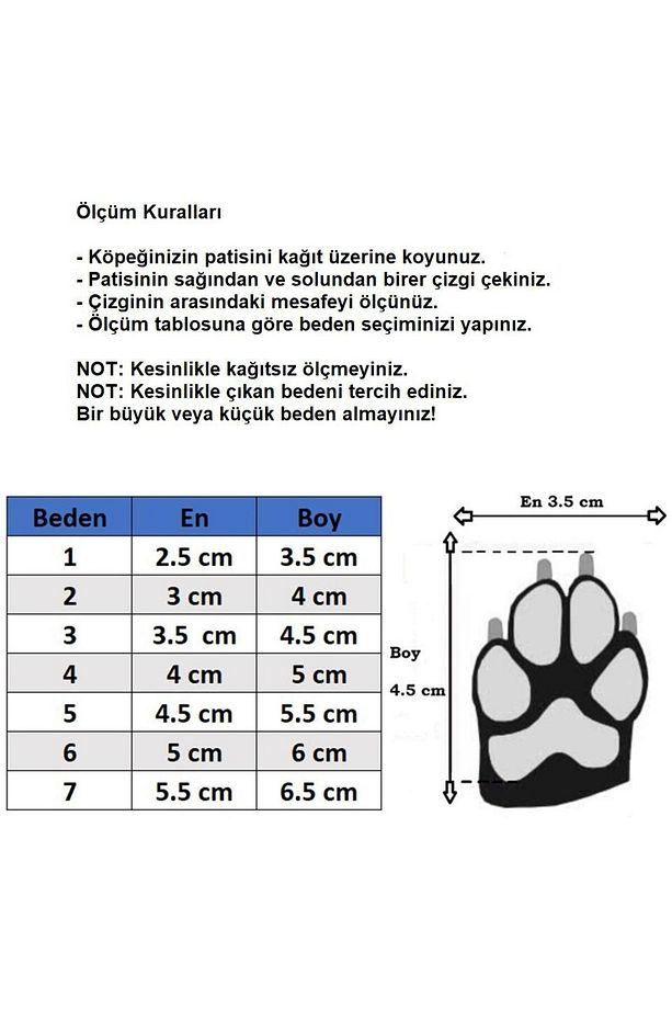 Kışlık Köpek Ayakkabısı - 4