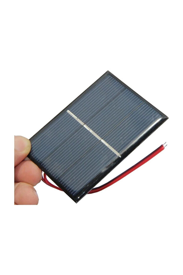 1 Adet Güneş Paneli Solar Panel 3,5v 1w 200 Mah Arduino Güneş Enerjisi Batarya Güneş Pili (1 Adet) - 1