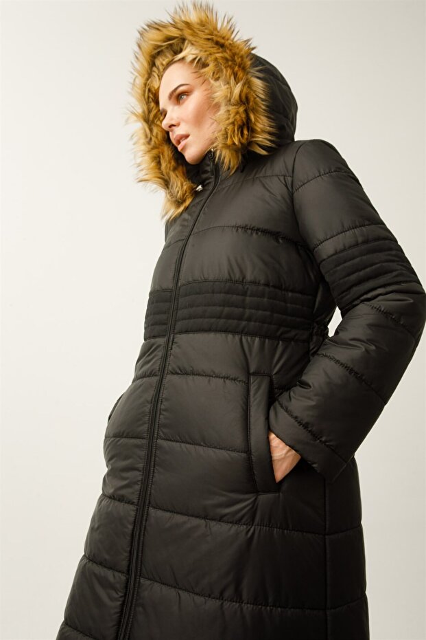 MİCCA KAPİTONELİ ŞİŞME MANTO - 1