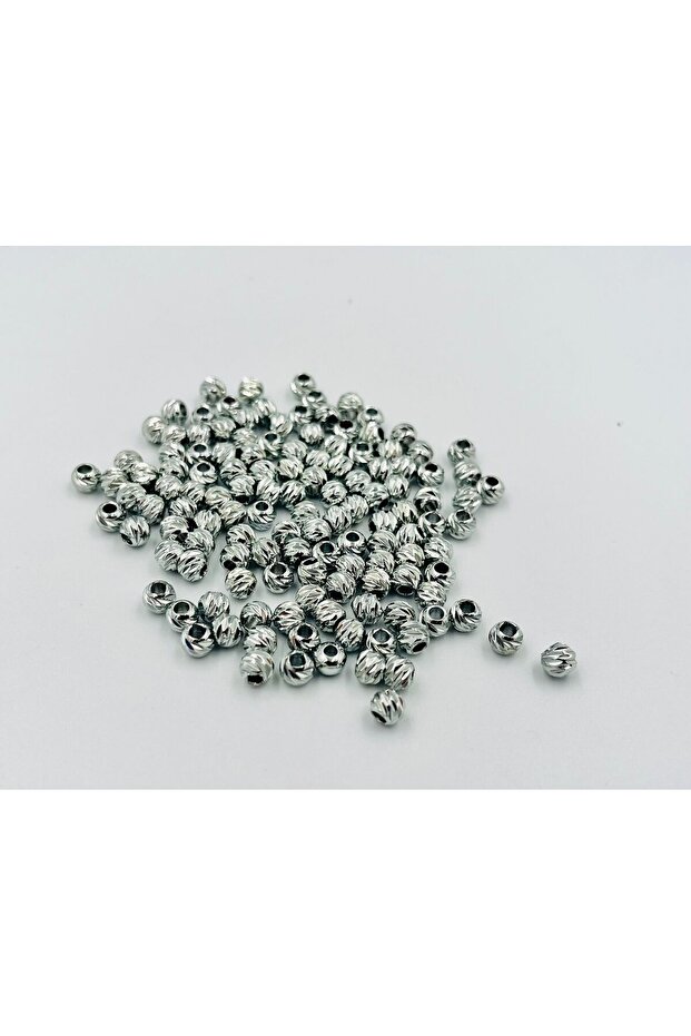 200 Pieces of Silver Dorica Beads Does Not Blacken 5 mm Spacer