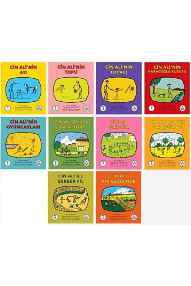 Cin Ali Kitap Seti 10 Kitap Takım