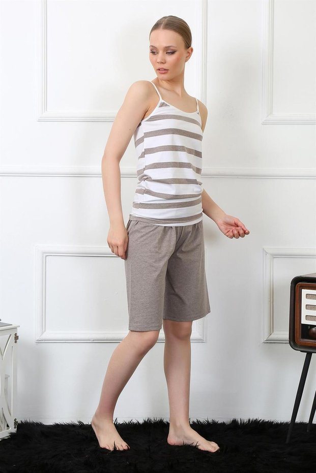 Fashion Line Women's Capri Suit with Rope Strap 3607