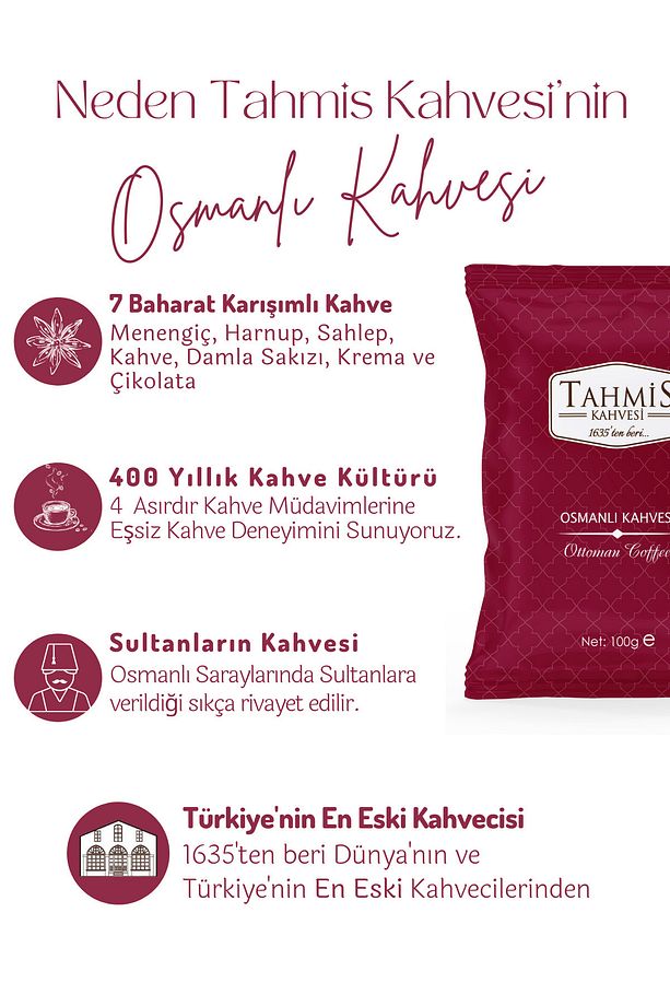 10'lu Osmanlı Kahvesi 100 Gram Paket Seti - 4