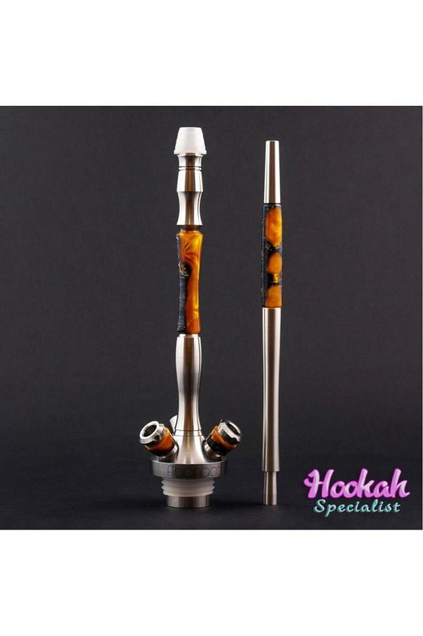 HYBRID BLACK-GOLD NARGİLE TAKIMI - 1