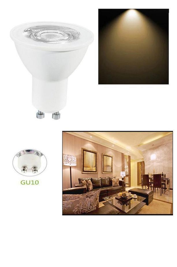 Led Value 4,5w(50w) Led Spot Ampul Sarı 3000k - Gu10 Duy (3 Adet) - 5