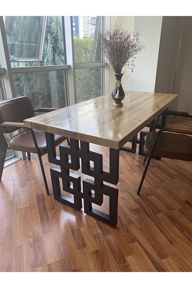 Masif Meşe Yemek Masası - 5