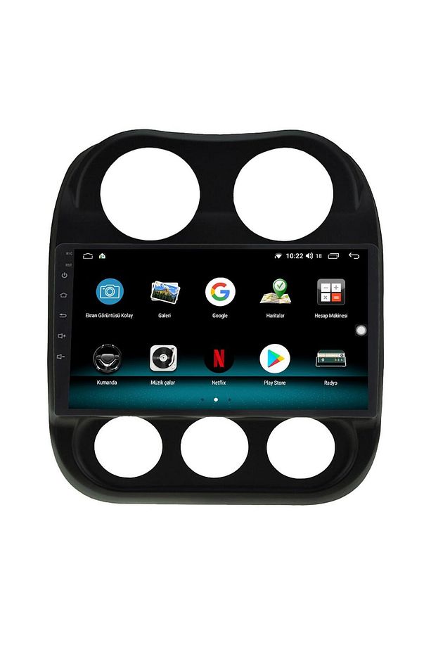 JEEP COMPASS ANDROİD 13 MULTİMEDYA CARPLAY 4GB RAM+64GB HDD 2011-2015 NAVİGASYON EKRAN - 4