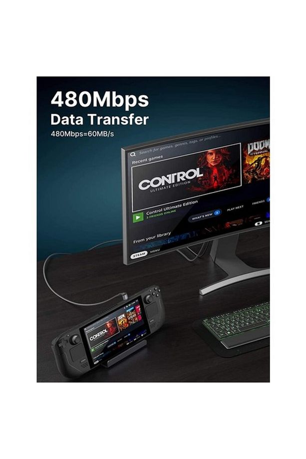 3 Metre 100w 5a Hızlı Şarj Ve Data Kablosu 90 Derece Type-c To Type-c Cc0034 Macbook Uyumlu - 3