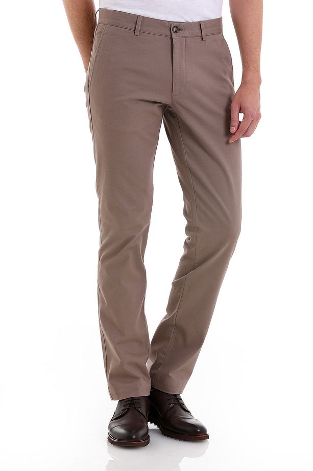 Vizon Regular Fit Düz Yandan Cep Casual Kumaş Pantolon - 1
