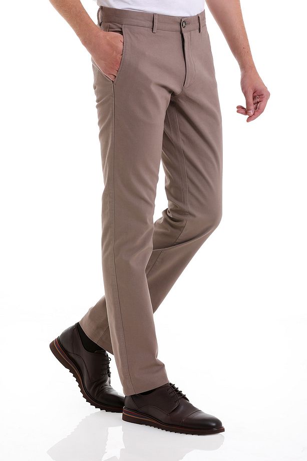 Vizon Regular Fit Düz Yandan Cep Casual Kumaş Pantolon - 2