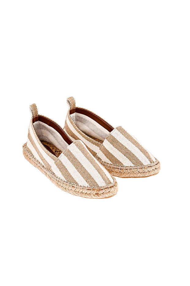 El Yapımı Hasır Taban Espadril - 1