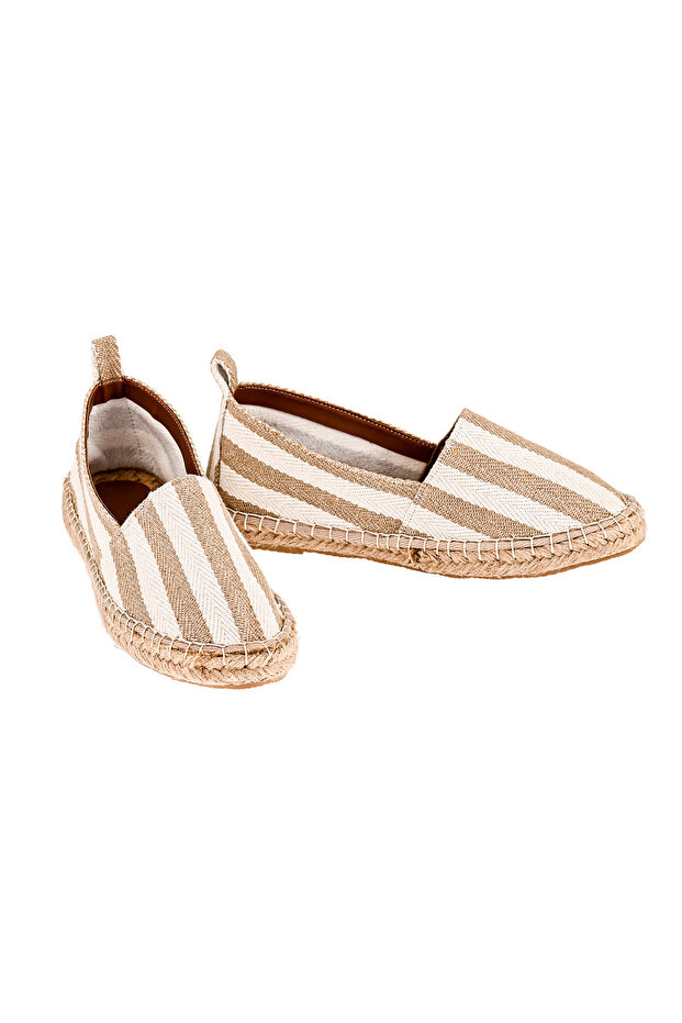 El Yapımı Hasır Taban Espadril - 2