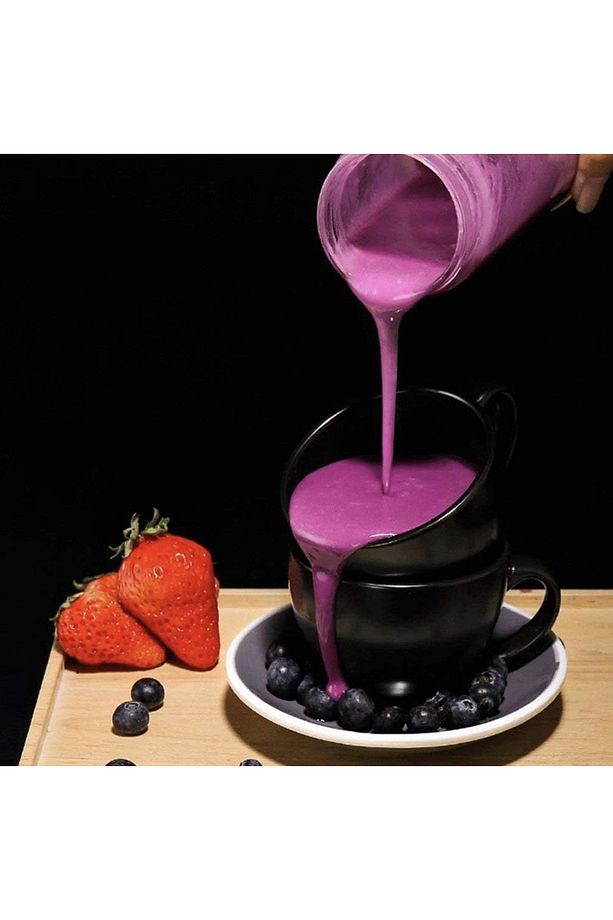 USB şarj edilebilir Blender kişisel 380ml cam yüzlü Blender sıkacağı küçük taşınabilir Blender - 7