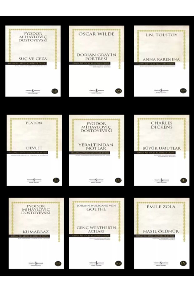 Hasan Ali Yücel Klasikleri Total 9 Books Set 3662 Pages