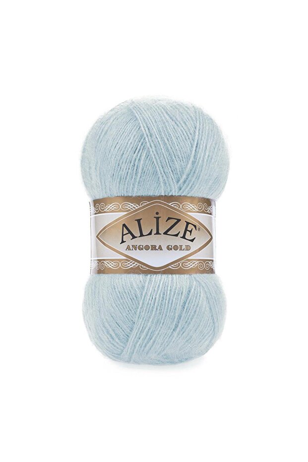Angora Gold Mint Hand Knitting Yarn