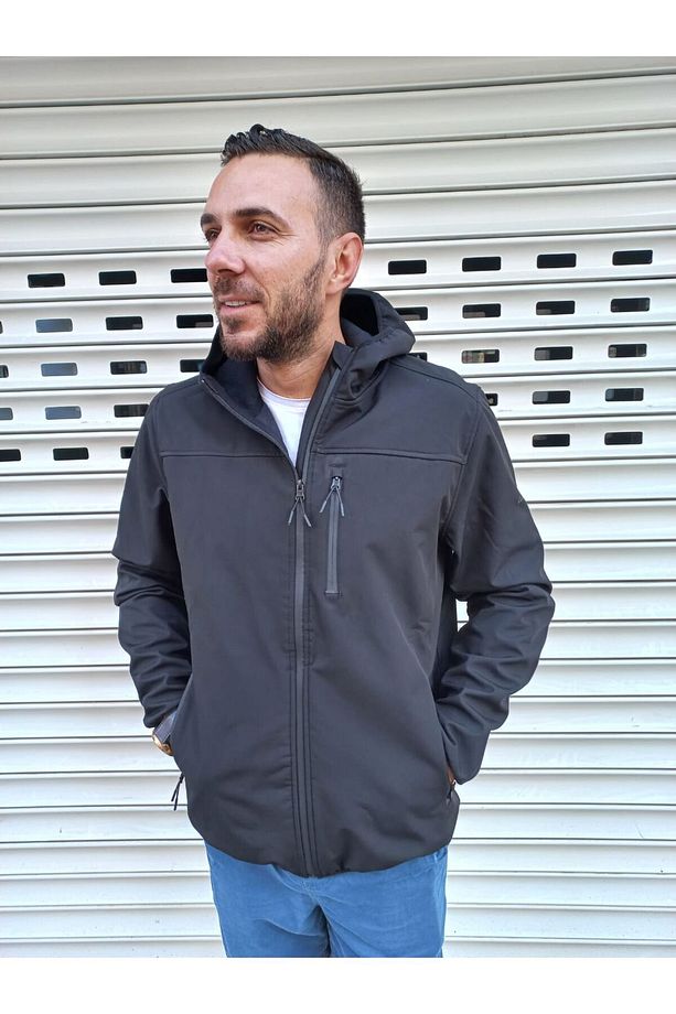 KİNETİX SİYAH RENK BASIC SOFTSHELL MONT - 2