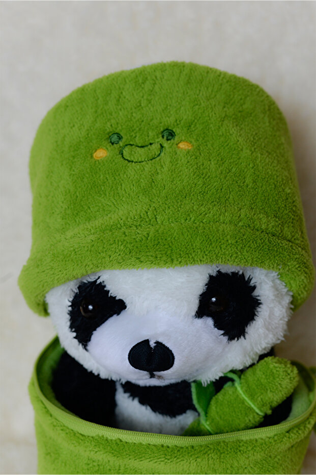 حقيبة خاصة من الخيزران بنمط الباندا - 5