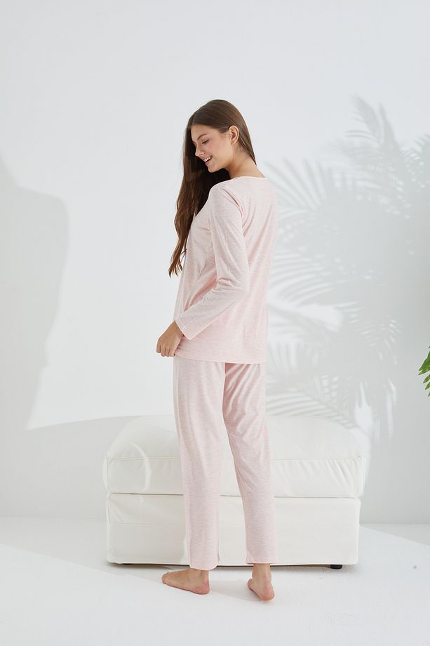 Pamuklu Örme Pijama Takım - 3