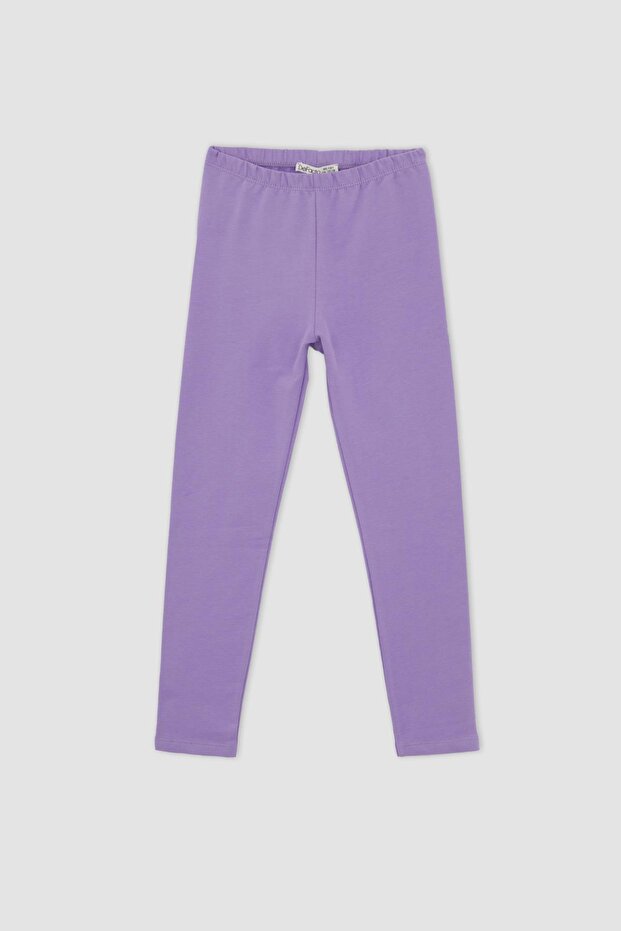Girl's Basic Long School Tights - 6