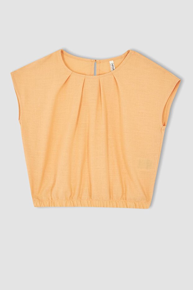 Kurzarmbluse für Mädchen X3232a622sm - 4