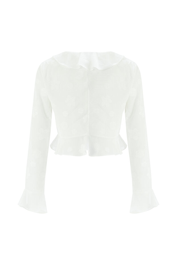 Fırfırlı Bluz - 7