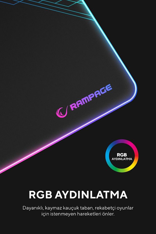 Rampage Mp-13 360x260x5mm Rgb Mouse Pad - 3