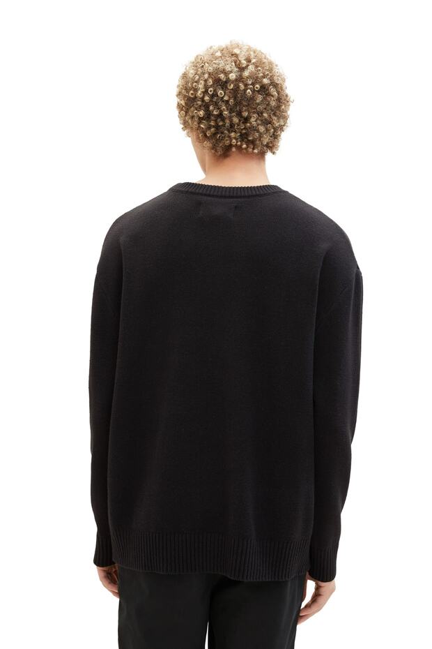 Pánský svetr černý - 3