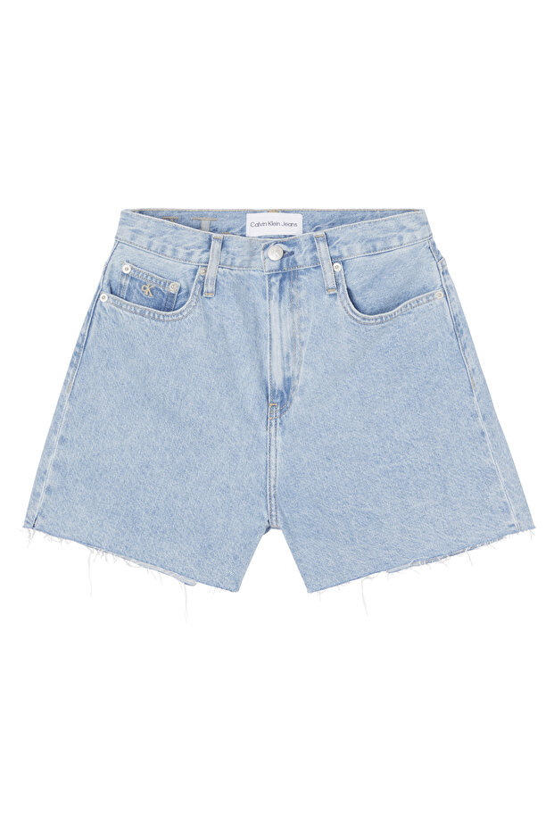 Kadın Mom Denim Şort - 4