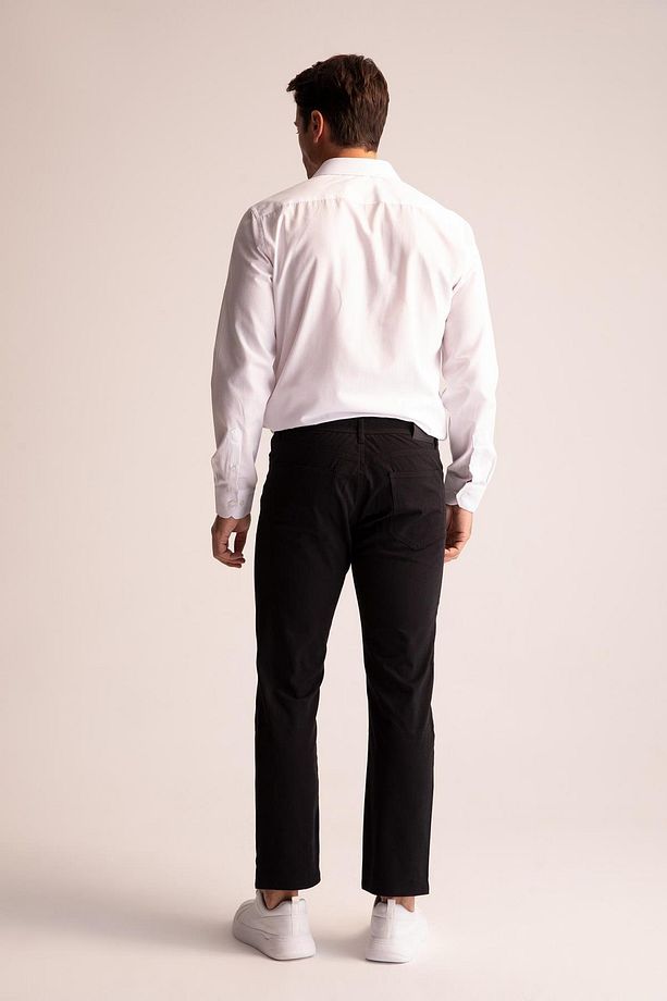 Regular Fit Chino Kanvas Pantolon - 5