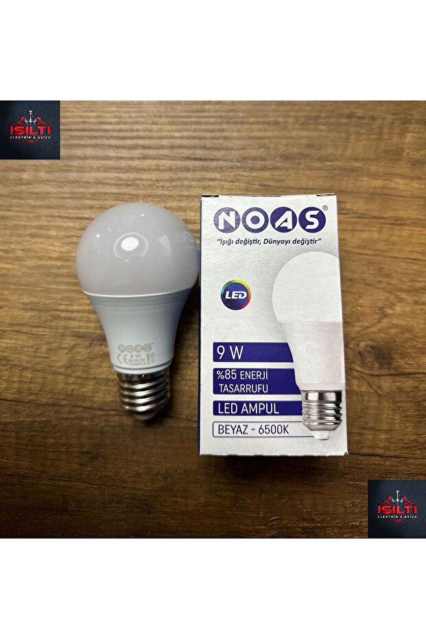 9W E27 6500K Beyaz Led Ampul - 1