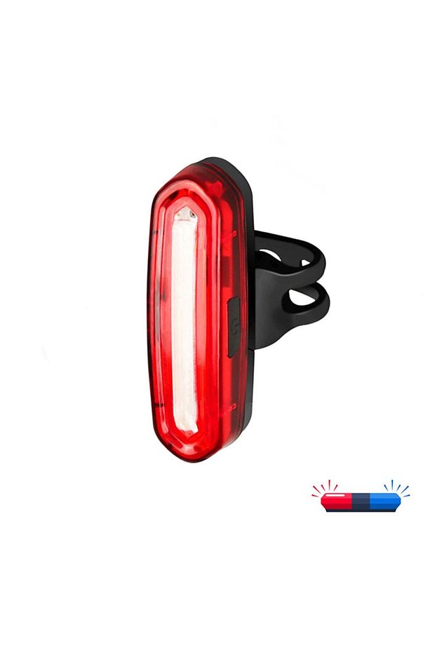 Sherrif Usb Şarjlı Bisiklet Arka Stop Lambası Polis Çakarlı Fls-201 - 1