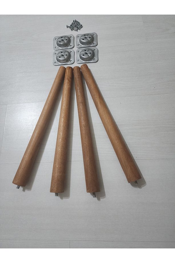 ayak 39 cm metal 10 derece acılı aparat sandalye,puff,benc ve tabure - 4
