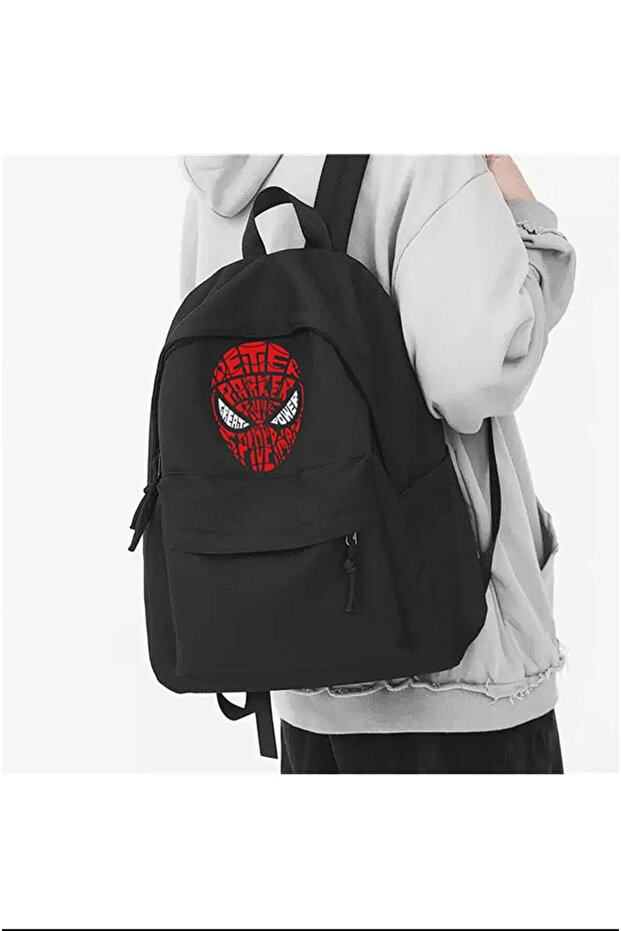 Spider-Man Head Printed Unisex Backpack GOFEEL