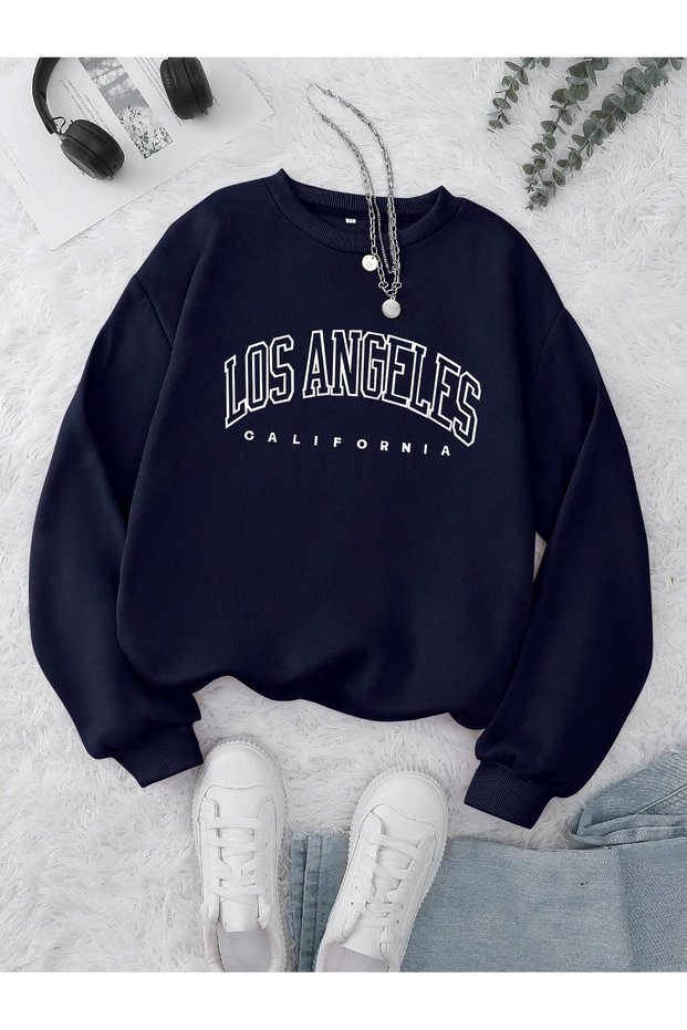 Coke series Letter Graphic Thermal Lined Sweatshirt