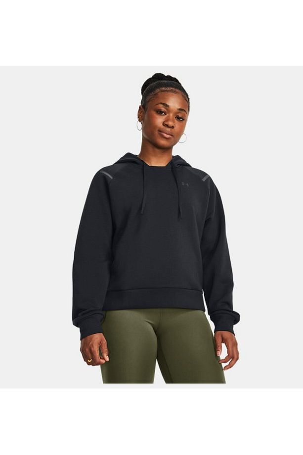 Kadın UA Unstoppable Fleece Kapüşonlu Üst 1379843-001 - 1