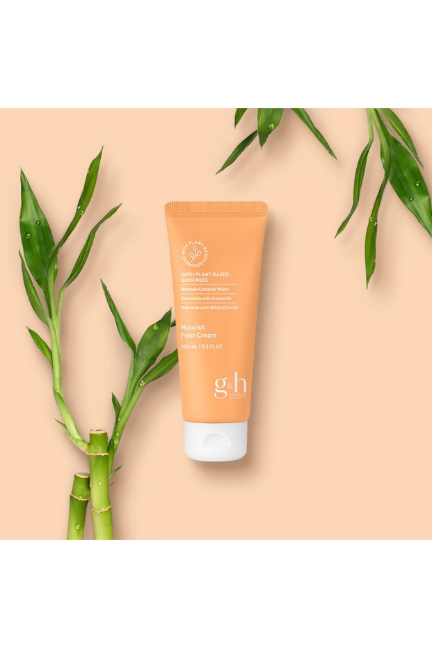 Nourish Non-Greasy Vegan Foot Cream Repairing Chapped and Excessive Dried Foot Skin