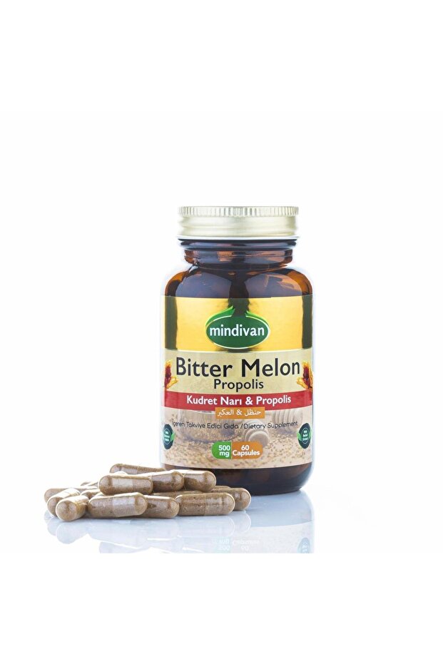 Bitter Melon Propolis 500 mg 60 Capsules - 2