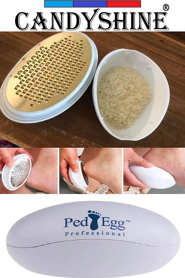 Pratik Ergonomik Ayak Topuk Törpüsü Rendesi Ölü Deri Ve Nasır Temizleyici Rötuş Zımparalı - 3