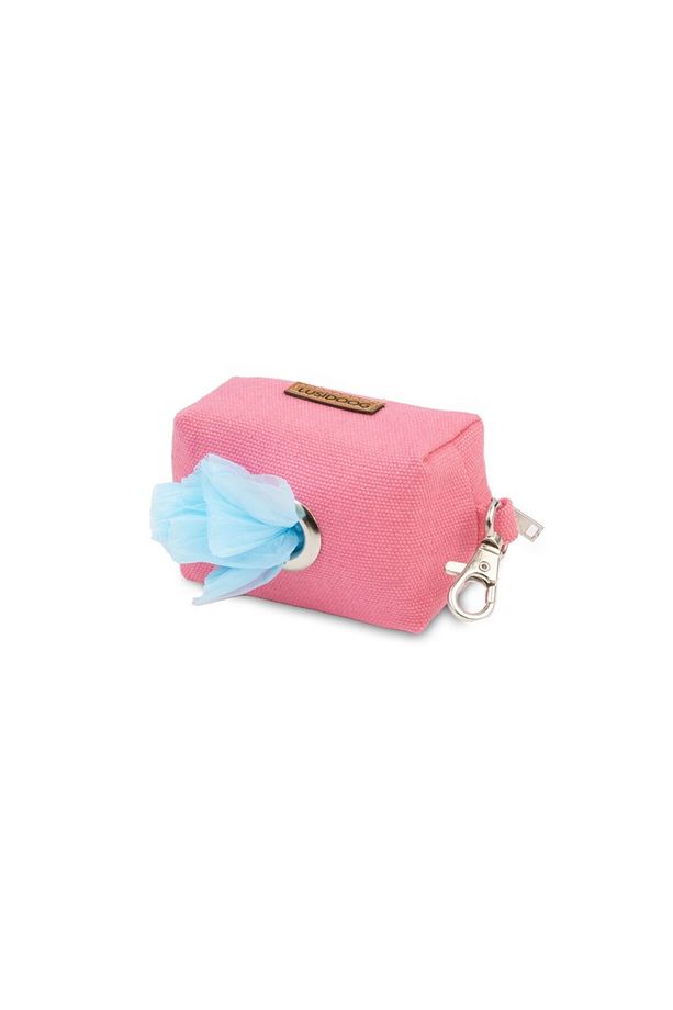 Köpek Boyun Tasması Gezdirme Halatı Ve Kaka Poşeti Çantası Seti (PEMBE) - 4