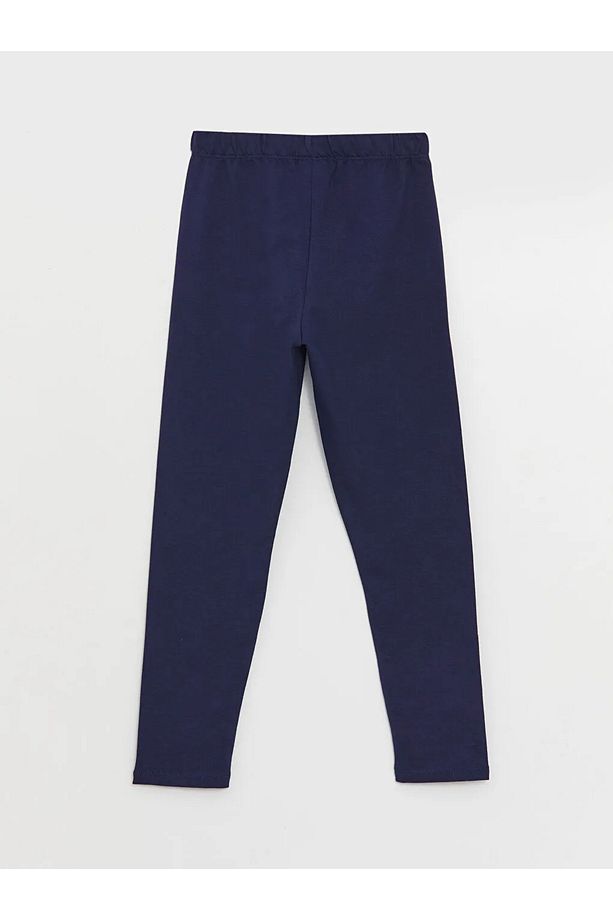 LCW Kids Beli Lastikli Basic Kız Çocuk Uzun Tayt - 2
