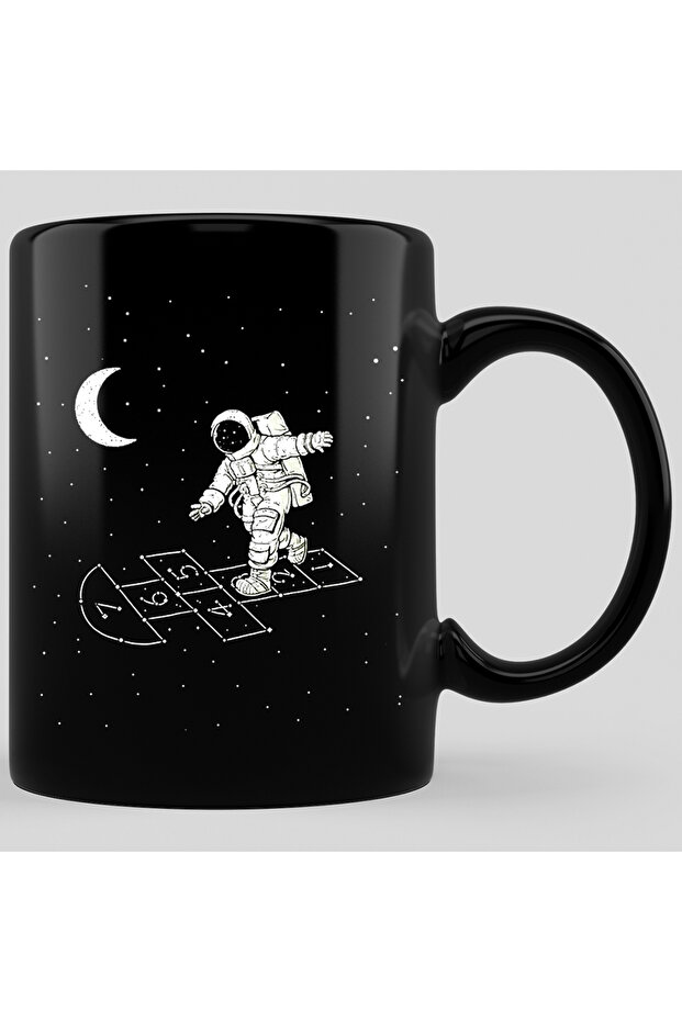 كوب بتصميم خاص باللون الأسود - sib1a - 1